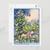 Vergessen-Ich-nicht-Fairy Postkarte (Vorne/Hinten)