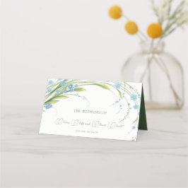 Vergessen-Ich-nicht-Hochzeit-Platzkarte Platzkarte