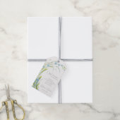 Vergessen-ich-nicht-Hochzeit Willkommen Geschenkanhänger (Mit Garn)