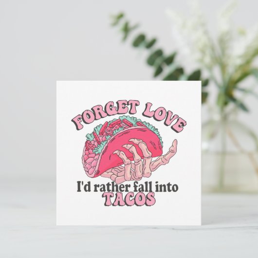 vergessen Liebe i lieber in Takos fallen (Stehend Vorderseite)