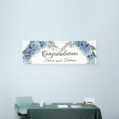 Vergessen-Me-Not-Blume Wasserfarbenelegante Banner (Messeveranstaltung)