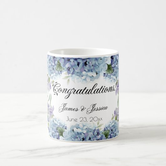 Vergessen-Me-Not-Blume Wasserfarbenelegante Kaffeetasse (Mittel)