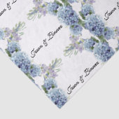 Vergessen-Me-Not-Blume Wasserfarbenelegante Seidenpapier (Ausschnitt)