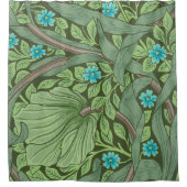 Vergessen-Me-Nots, Wallpaper von William Morris Duschvorhang (Vorderseite)