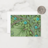 Vergessen-Me-Nots, Wallpaper von William Morris Mitteilungskarte (Vorderseite/Rückseite Beispiel)