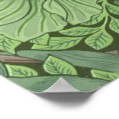 Vergessen-Me-Nots, Wallpaper von William Morris Poster (Ecke)