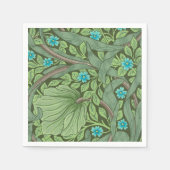 Vergessen-Me-Nots, Wallpaper von William Morris Serviette (Vorderseite)