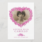 Vergessen-nies Beerdigungsservice-Programm Rosa Bl Programm (Vorderseite)