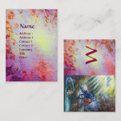 VERGESSEN ROSE kämpfen Ritter, Geld, Teufel rosa Visitenkarte (Vorne/Hinten)