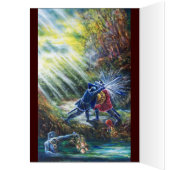 VERGESSEN ROSE kämpfen Ritter, Geld und Teufel (Innen (Links))