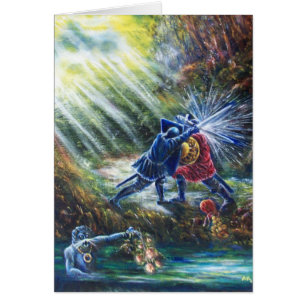 VERGESSEN ROSE kämpfen Ritter, Geld und Teufel