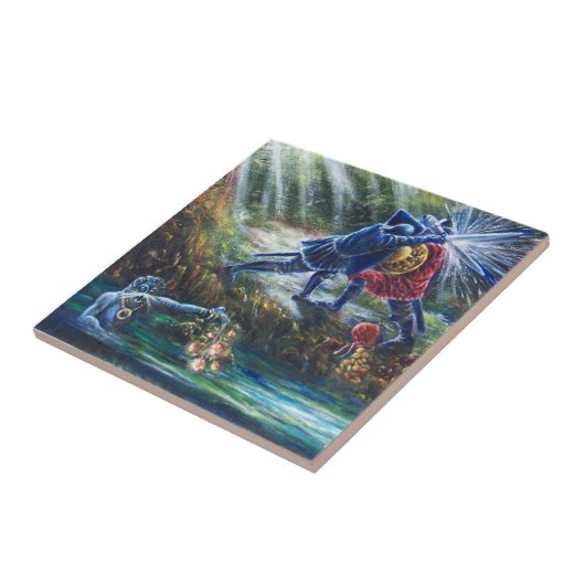 VERGESSEN ROSE kämpfen Ritter, Geld und Teufel Fliese (Seite)