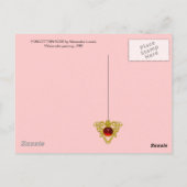 VERGESSEN ROSE kämpfen Ritter, Geld und Teufel Postkarte (Rückseite)