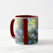 VERGESSEN ROSE kämpfen Ritter, Geld und Teufel Tasse (Vorderseite Links)