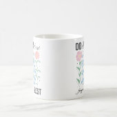 "Vergessen Sie am besten die Erholung", Retro Kaffeetasse (Mittel)