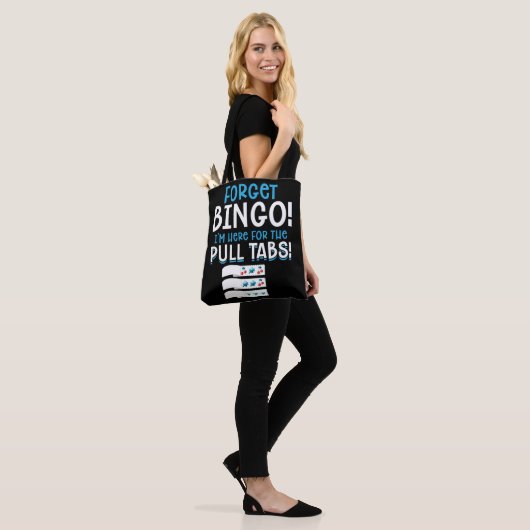 Vergessen Sie Bingo Lucky Pull Tab Tasche (Am Model)