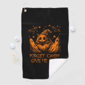 Vergessen Sie Candy geben Sie mir Cat Funny Graphi Golfhandtuch (Insitu)