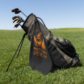 Vergessen Sie Candy geben Sie mir Cat Funny Graphi Golfhandtuch (Gras)