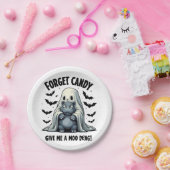 Vergessen Sie Candy geben Sie mir Moo Deng Hallowe Pappteller (Party)