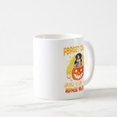 Vergessen Sie Candy Gib mir Bernese Mountain Hallo Kaffeetasse (VorderseiteRechts)