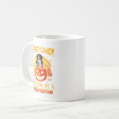 Vergessen Sie Candy Gib mir Bernese Mountain Hallo Kaffeetasse (Vorderseite Links)