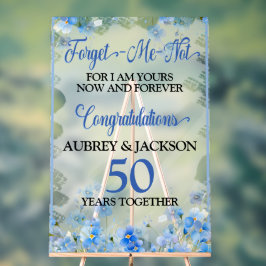 Vergessen Sie das Ich-nicht-Jubiläum Acrylschild