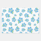 Vergessen Sie, dass das Muster der Aquarellfarben- Geschenkpapier Set (Vorderseite 3)