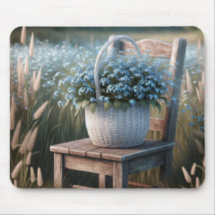 Vergessen Sie den Aktionskorb "Keine Blume" Mousepad