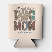 Vergessen Sie den Hund Vorsicht vor Mama Leopard T Dosenkühler (Vorderseite)