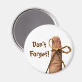 Vergessen Sie den Magneten nicht Magnet (Vorderseite/Rückseite)