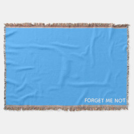 Vergessen Sie den nicht blauen Farbnamen Decke