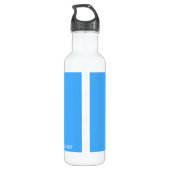 Vergessen Sie den nicht blauen Farbnamen Edelstahlflasche (Rückseite)