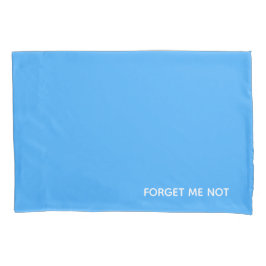 Vergessen Sie den nicht blauen Farbnamen Kissenbezug