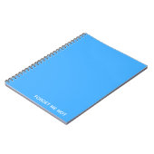 Vergessen Sie den nicht blauen Farbnamen Notizblock (Linke Seite)