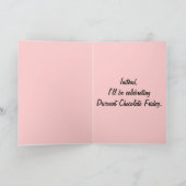 Vergessen Sie den Valentinstag Feiertagskarte (Innenseite)