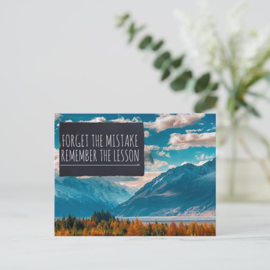 Vergessen Sie die Fehler für Ihren Bootcamp Soldat Postkarte (Stehend Vorderseite)