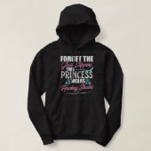 Vergessen Sie die Glashüpfer, die diese Prinzessin Hoodie (Design vorne)