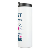 Vergessen Sie die Glashüpfer dieser Prinzessin trä Thermosbecher (Nach rechts gedreht)