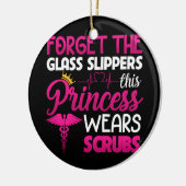 Vergessen Sie die Glass Slippers Princess Weber Sc Keramik Ornament (Links)