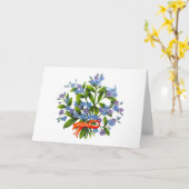 Vergessen Sie die Grußkarte nicht Karte (Gelbe Blume)