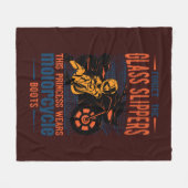 Vergessen Sie die Motorradstiefel aus Glas Fleecedecke (Vorderseite (Horizontal))