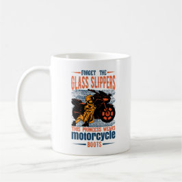 Vergessen Sie die Motorradstiefel aus Glas Kaffeetasse
