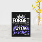 Vergessen Sie die Schläger aus Glas in dieser Prin Karte (Gelbe Blume)