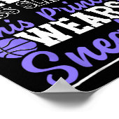 Vergessen Sie die Schläger aus Glas in dieser Prin Poster (Ecke)