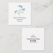 Vergessen Sie die Scripterkarte nicht Begleitkarte (Vorne/Hinten)