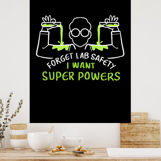 Vergessen Sie die Sicherheit von Labradoren Ich Wo Poster (Küche)