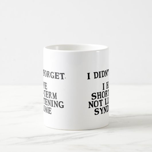 ... Vergessen Sie die Tasse des Kurzen Term Not Li (Mittel)