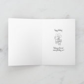 Vergessen Sie die Vergangenheit den heutigen sonni Karte (Innenseite)