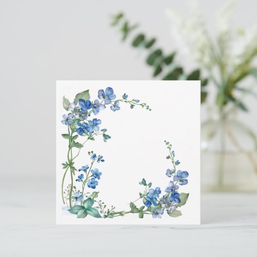 Vergessen Sie die Wasserfarbe Einladung (Stehend Vorderseite)