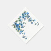 Vergessen Sie die Wasserfarbe Serviette (Ecke)